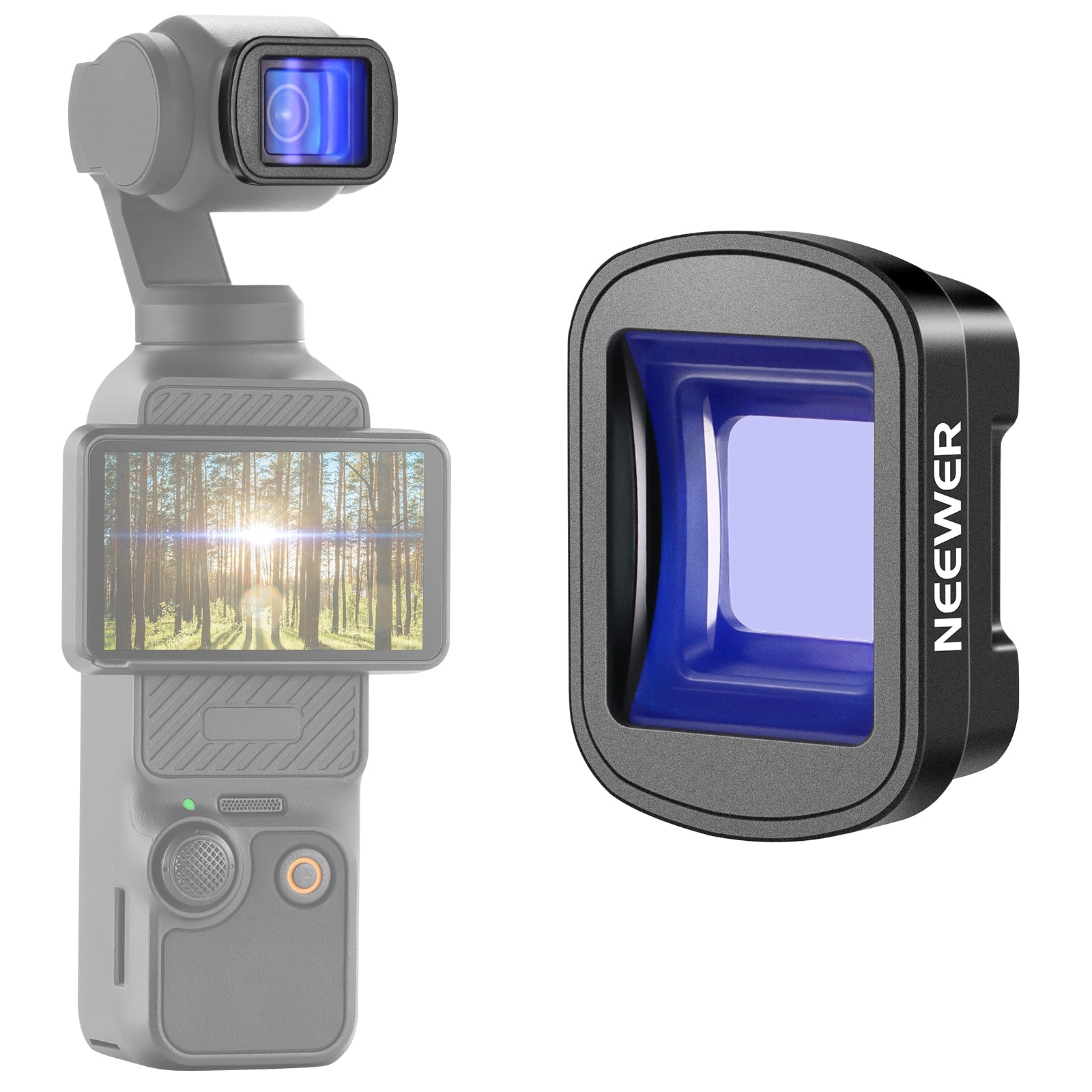 NEEWER LS-44 Pro 1.2X Blue Anamorphic Lens For Pocket 3