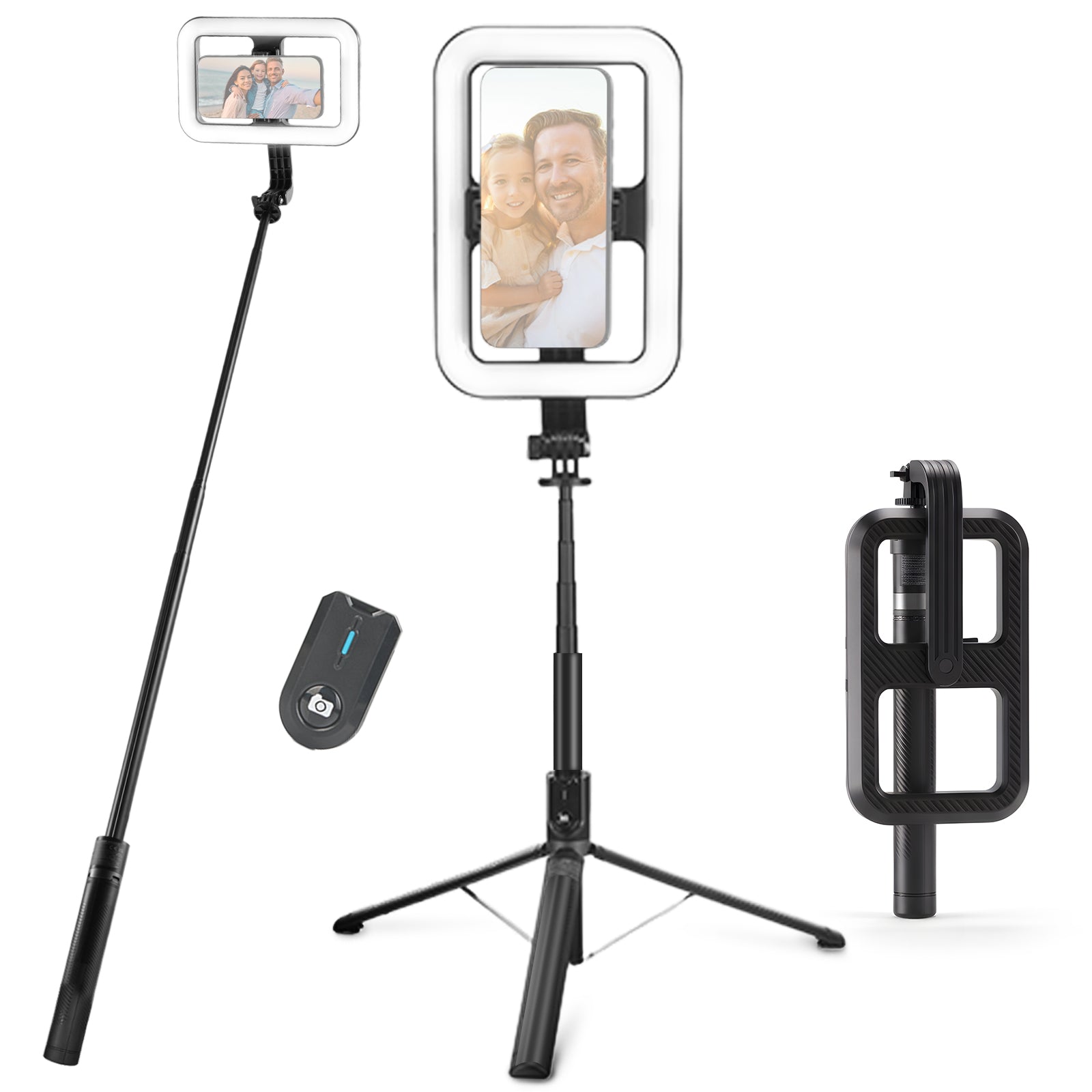 NEEWER NL100B Wireless Selfie Light with Tripod Stand
