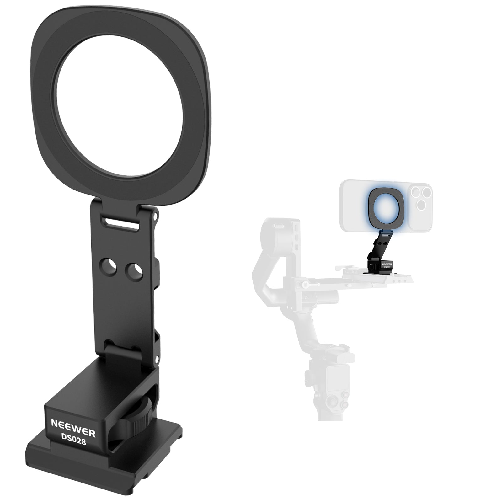 NEEWER DS028 Magnetic Smartphone Tripod Holder Adapter