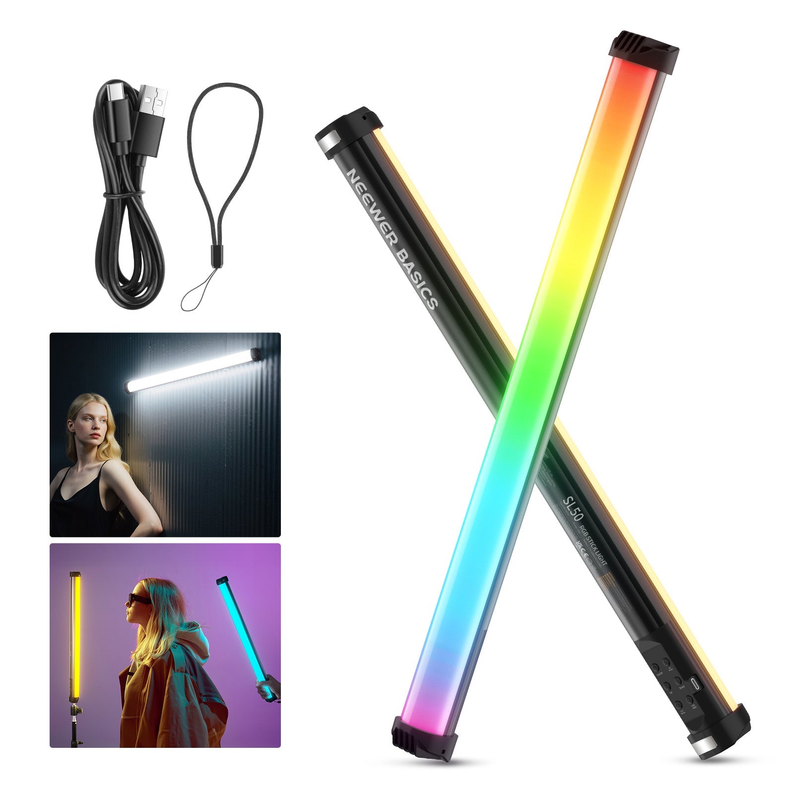 NEEWER SL50 Magnetic Handheld Light Wand