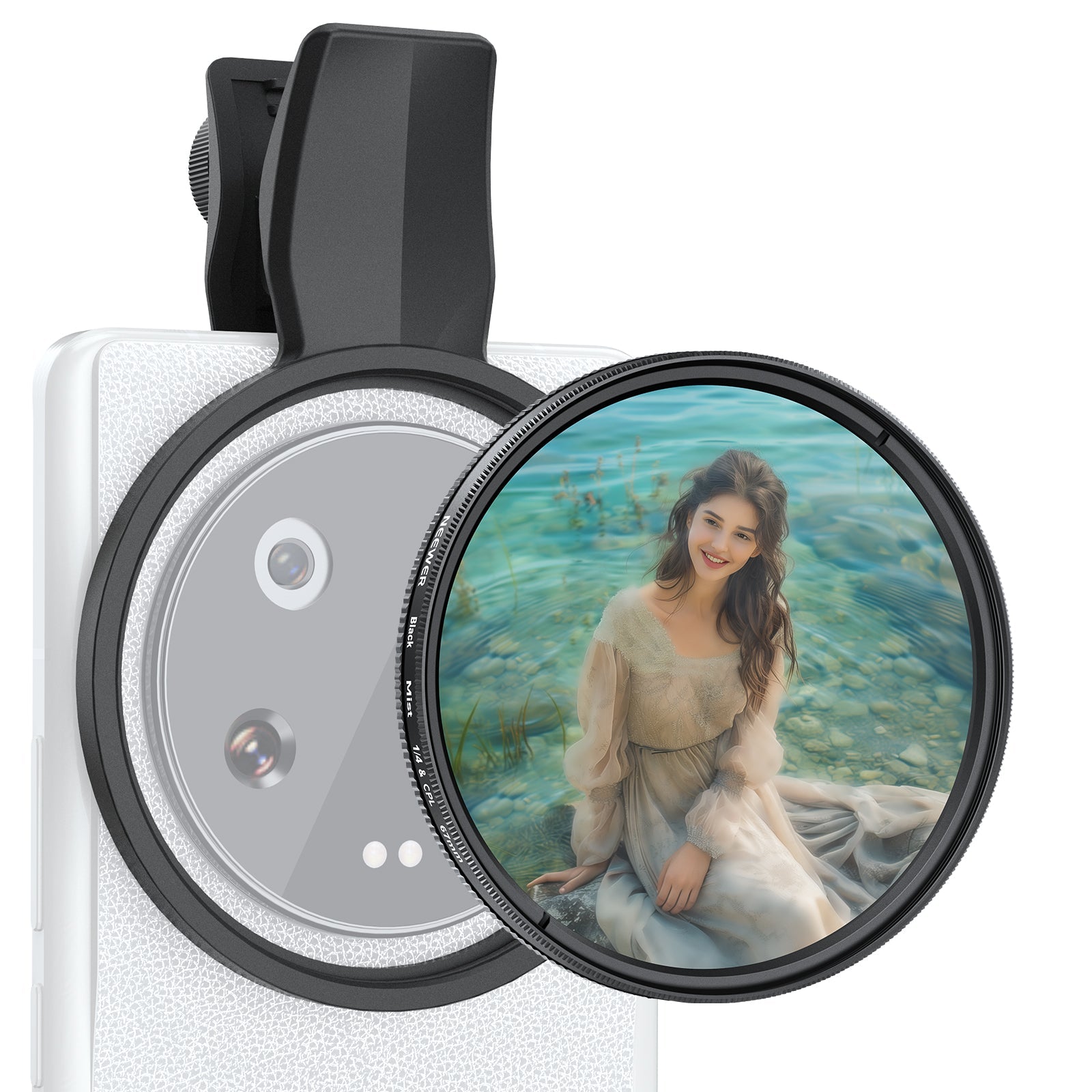 NEEWER 2 in 1 CPL & Black Diffusion 1/4 Filter For Android