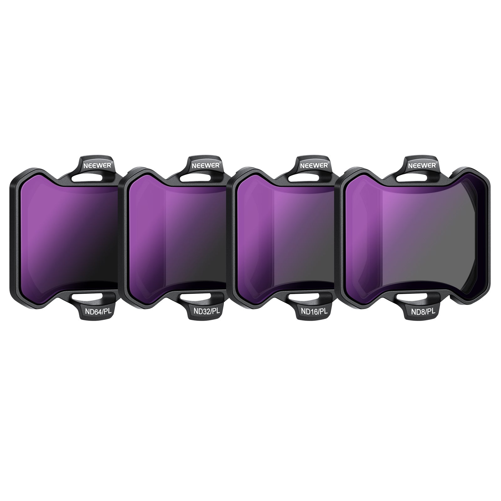 NEEWER FL-A99 ND8/PL + ND16/PL + ND32/PL + ND64/PL Filter