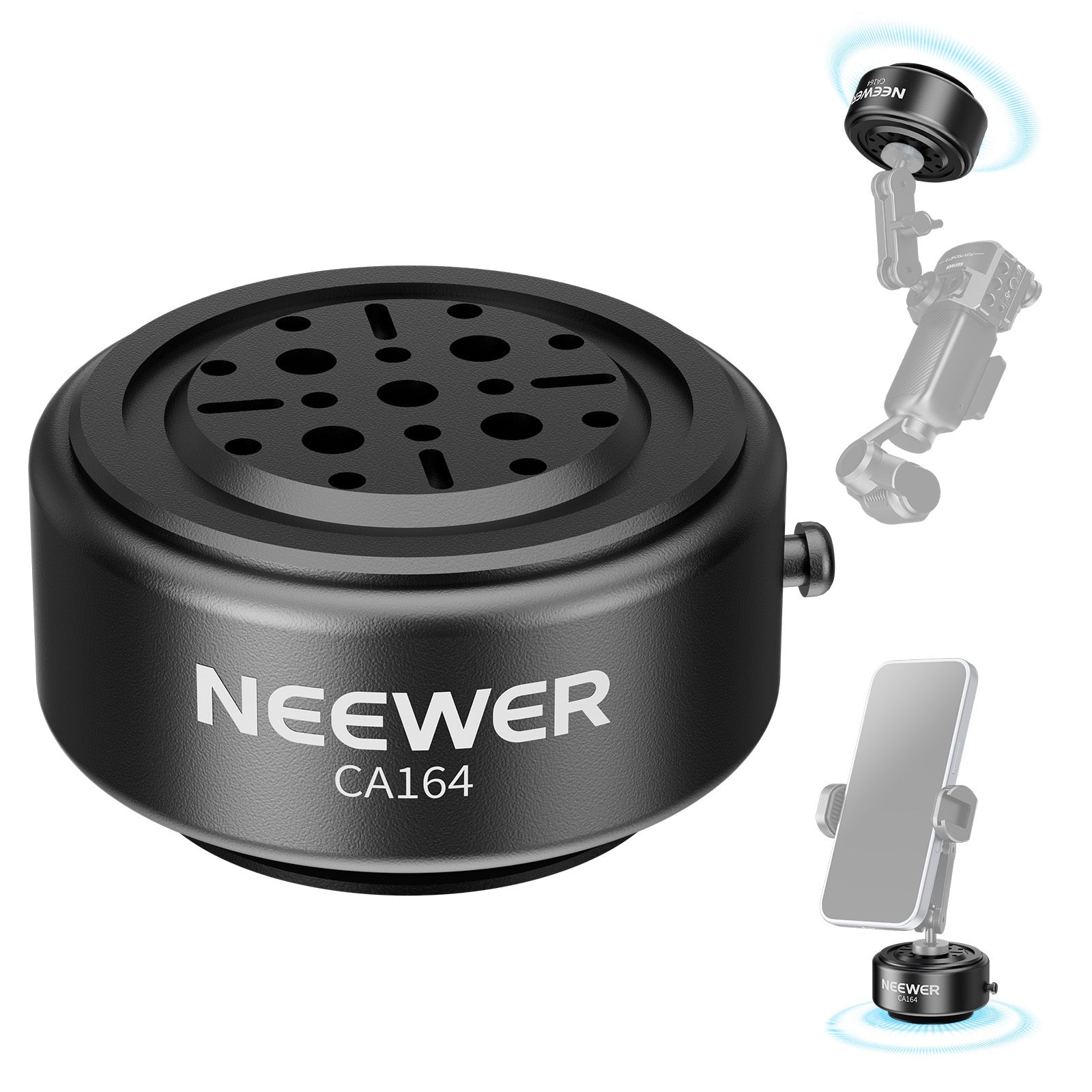 NEEWER CA164 Electric Vacuum Suction Cup Mount