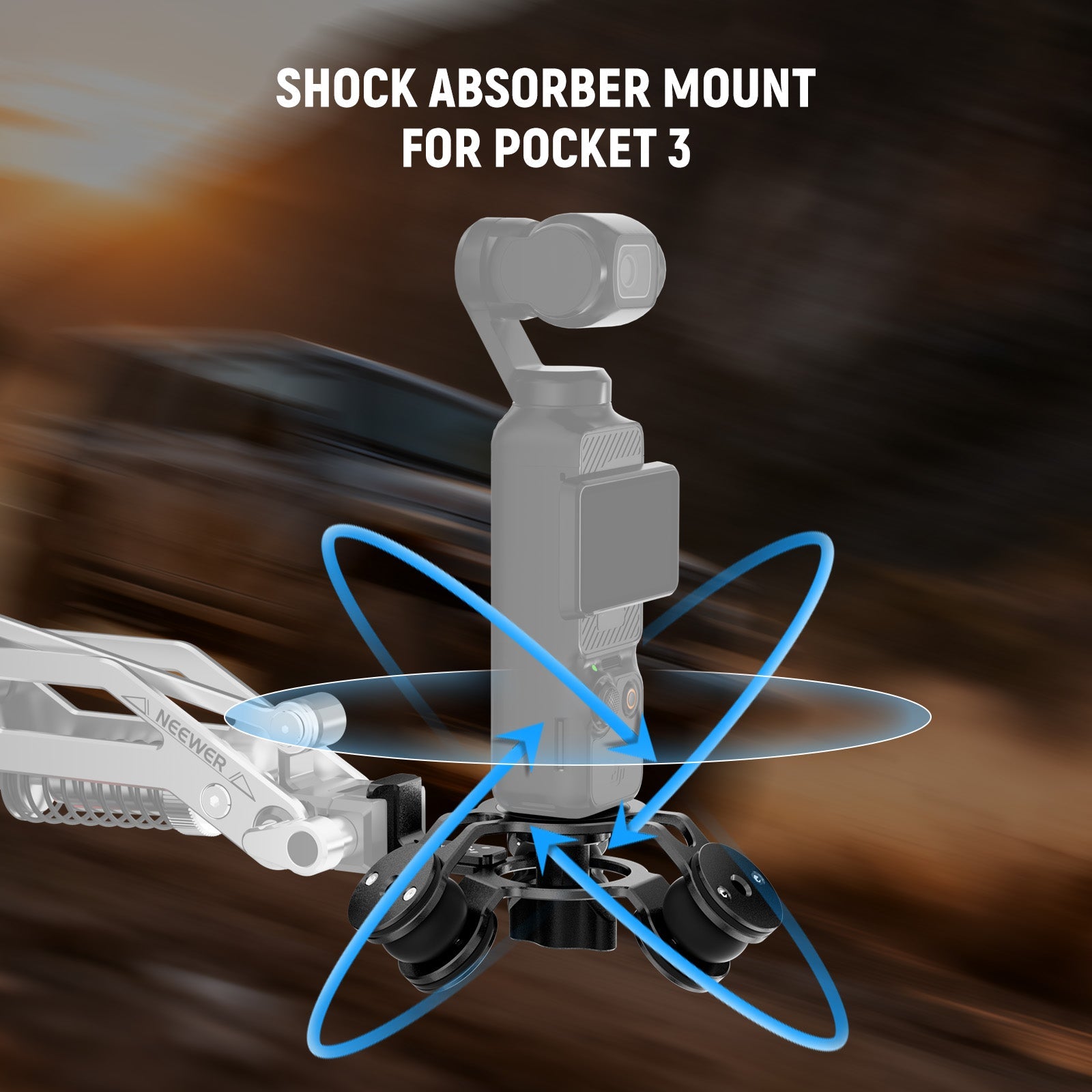 Shock Absorber Mount for Pocket 3