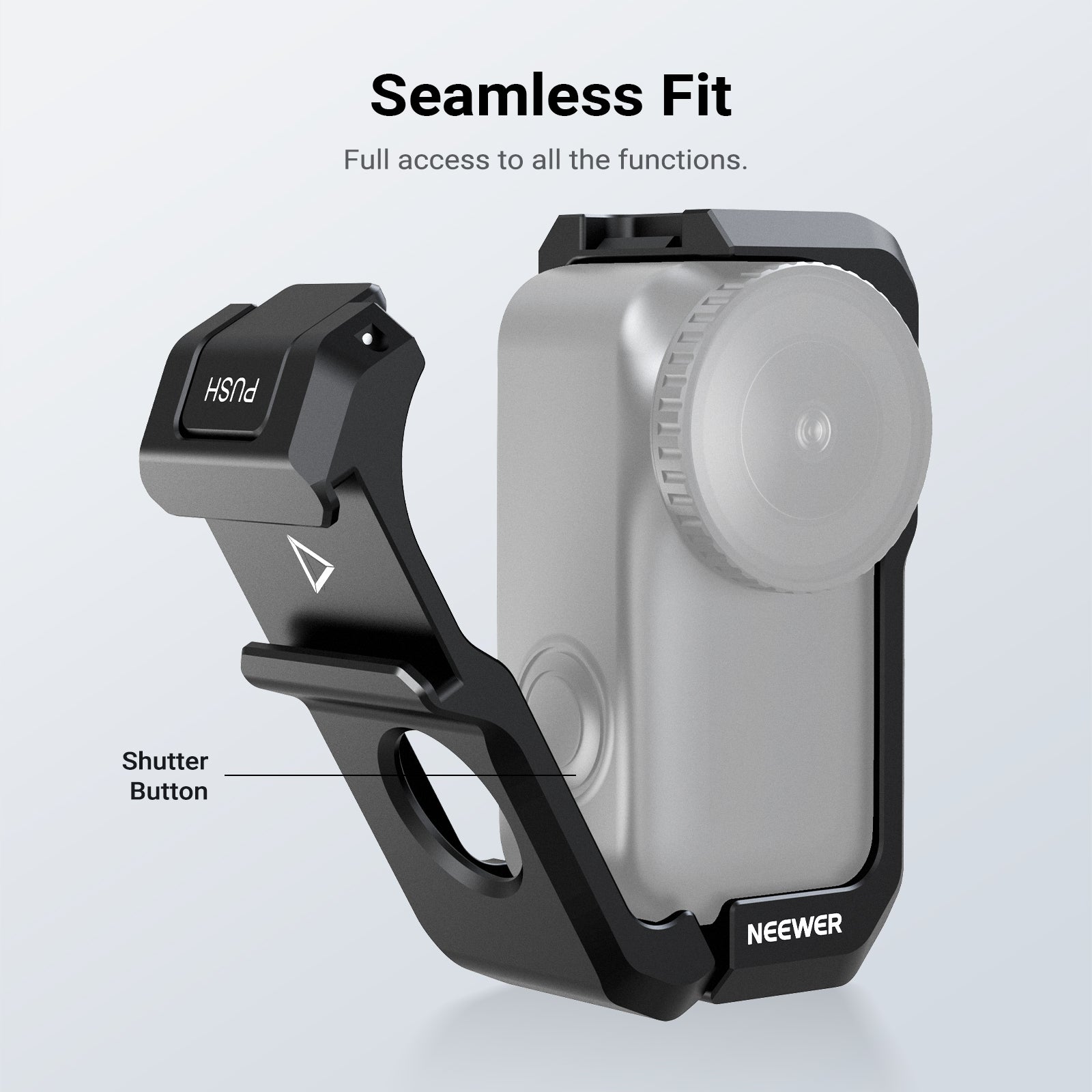 NEEWER AC066 Camera Cage offers full access to all the functions.