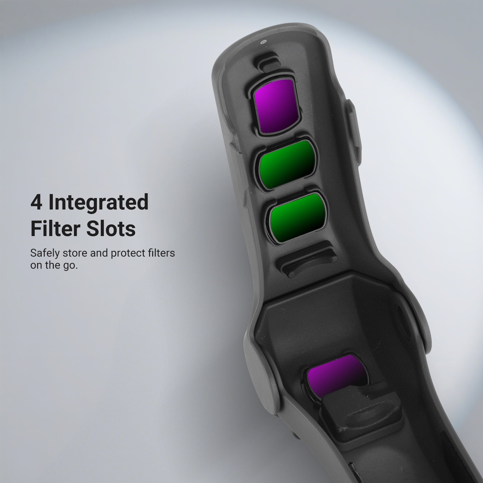 NEEWER AC088 Protective Case features 4 integrated filter slots.