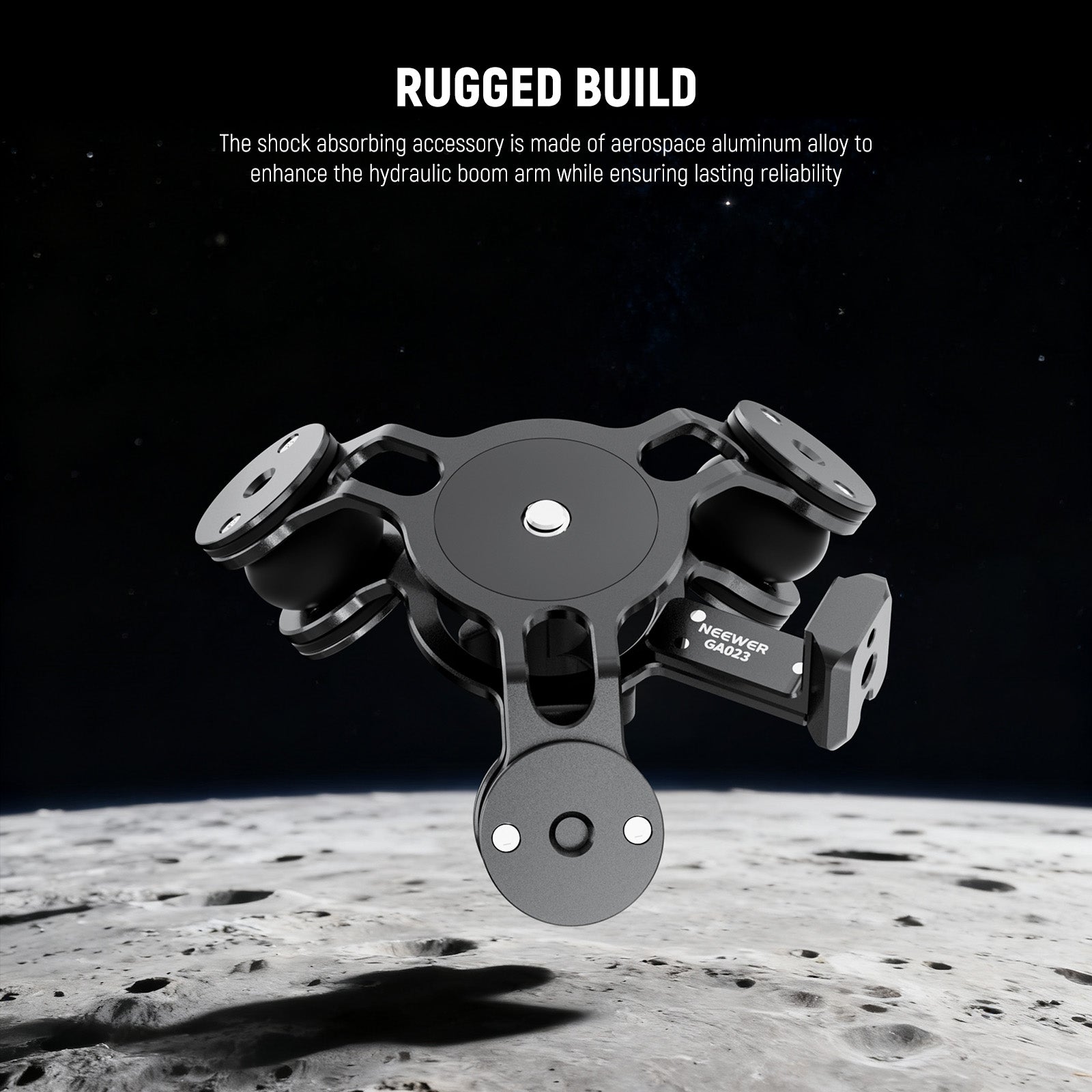 The shock absorbing accessory is made of aerospace aluminum alloy