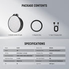 Package Contents of the NEEWER NL48R Magnetic Mini LED Selfie Light