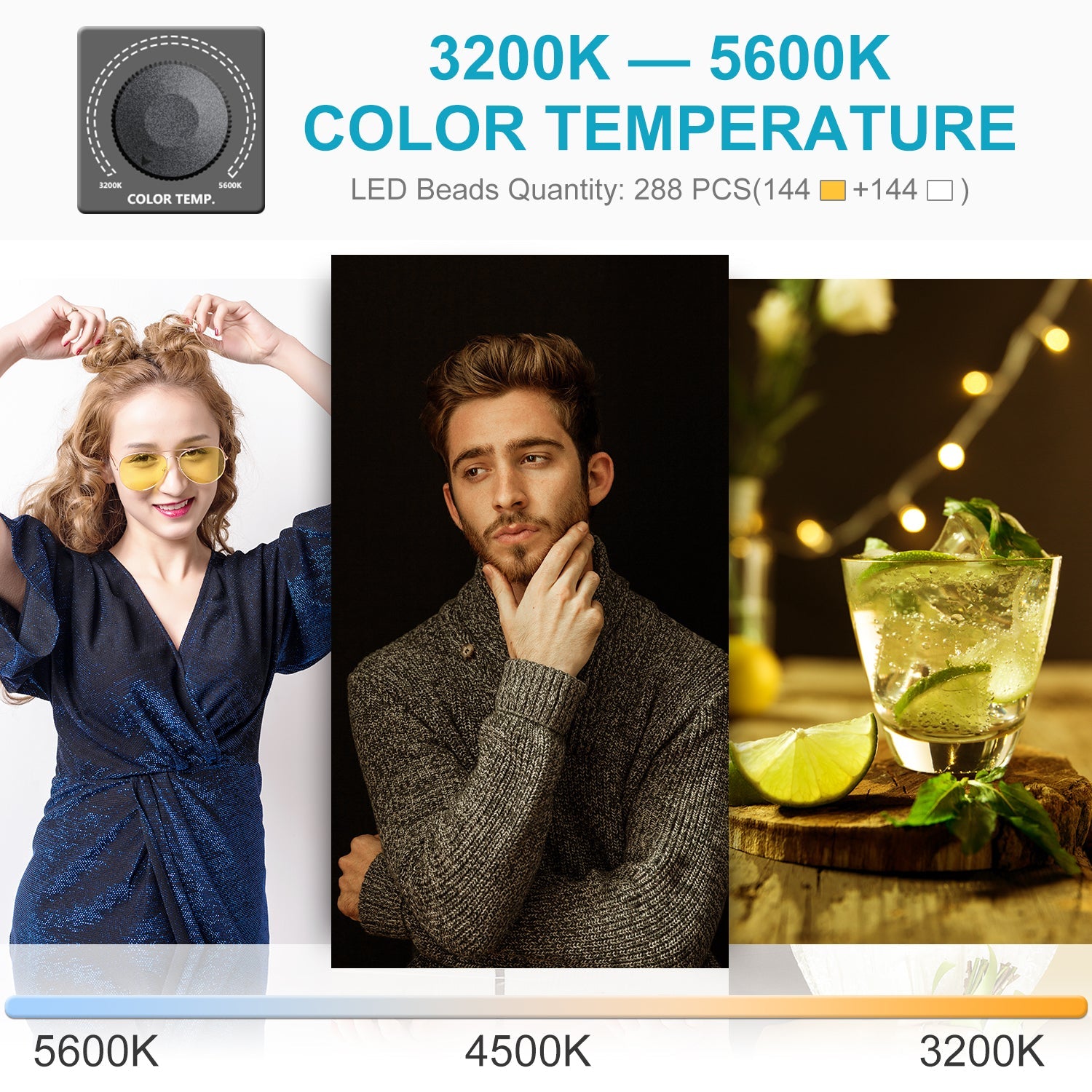 Neewer Bi-color LED Panel Lights