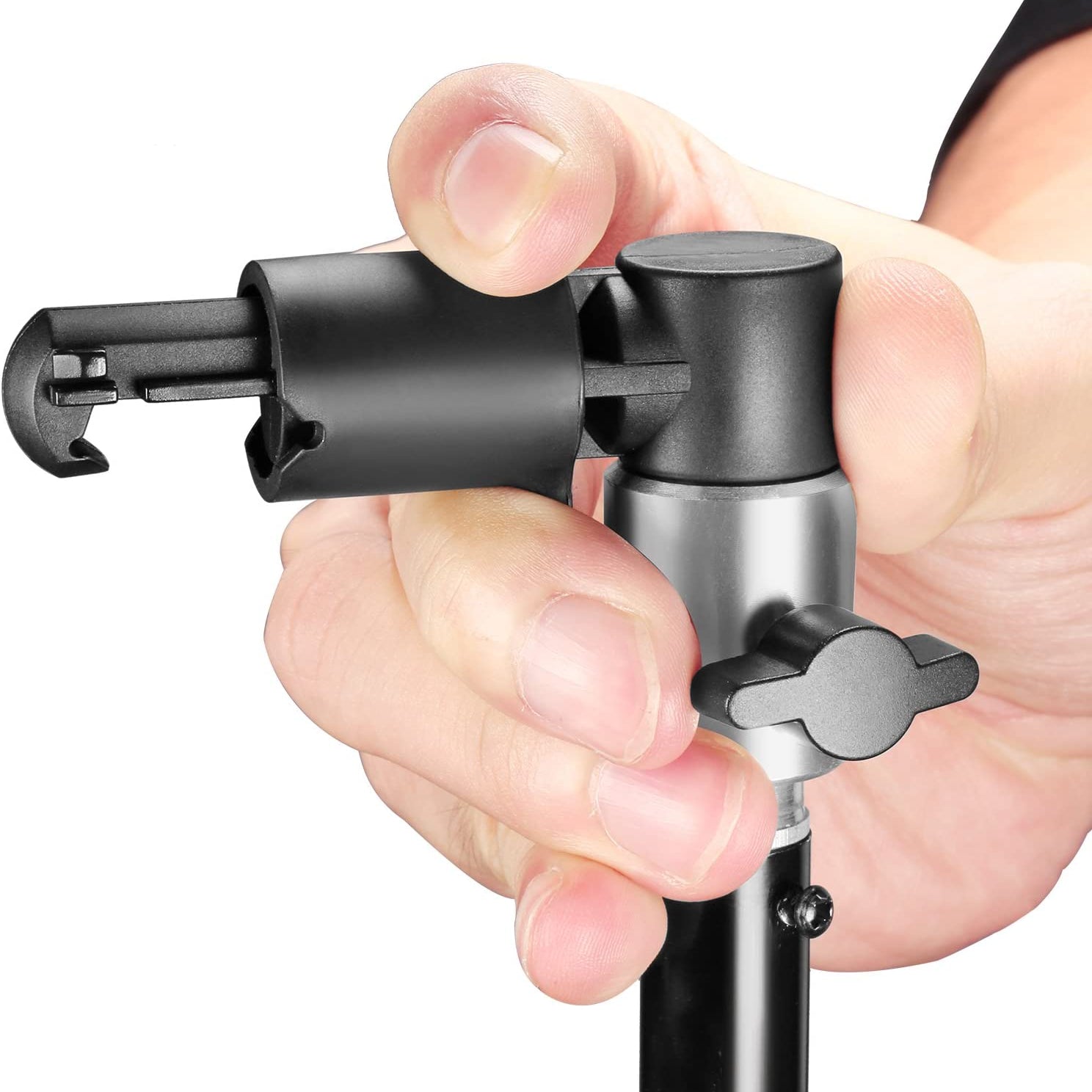 Neewer 2/3 Packs Portable Studio Photography Background and Reflector Disc Holder Clip