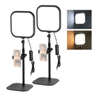 2 Pack NEEWER 10.8" Bi Color Video Conference Lights