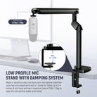 Low Profile Mic Stand with Damping System