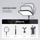Package Contents of the NEEWER L220 Full Screen LED Video Panel Light Kit