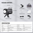 Package Contents of the NEEWER FS600C RGB LED Video Light
