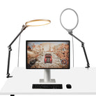 2 pack NEEWER R10 Desk Streaming Lights with Clamp Stands