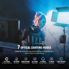 Lighting modes of the NEEWER AP100C 105W RGB Video Light