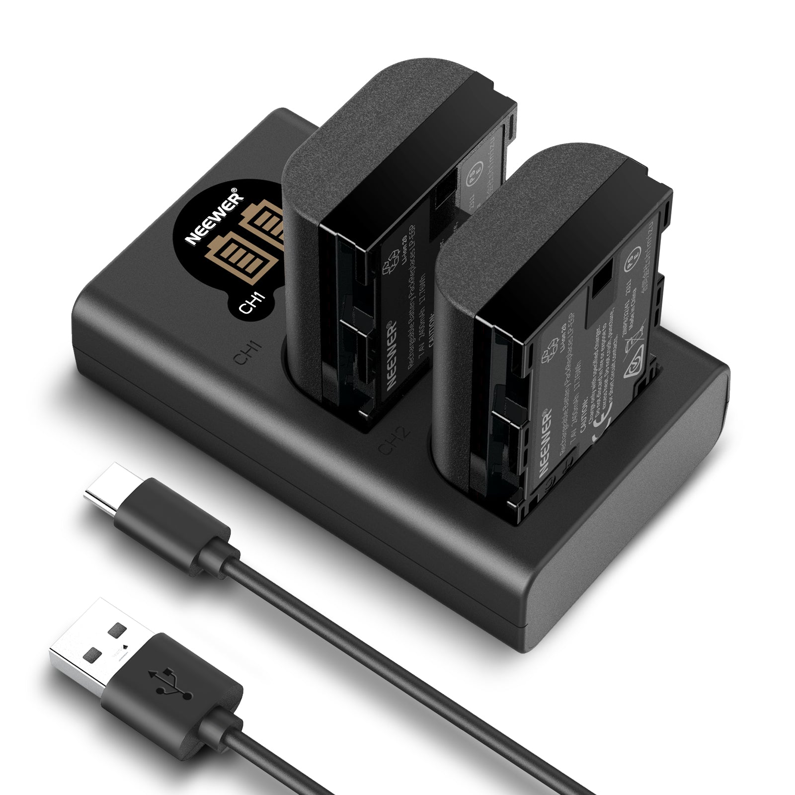 NEEWER LP-E6P Replacement Battery & Charging Set