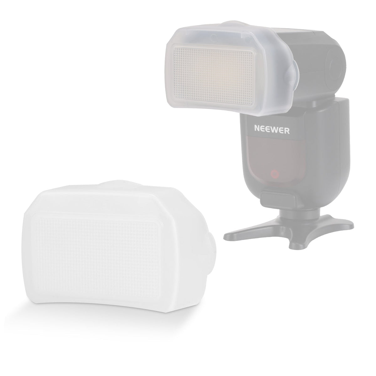 NEEWER FA002 Flash Diffuser for Square Head Speedlite Flash - NEEWER