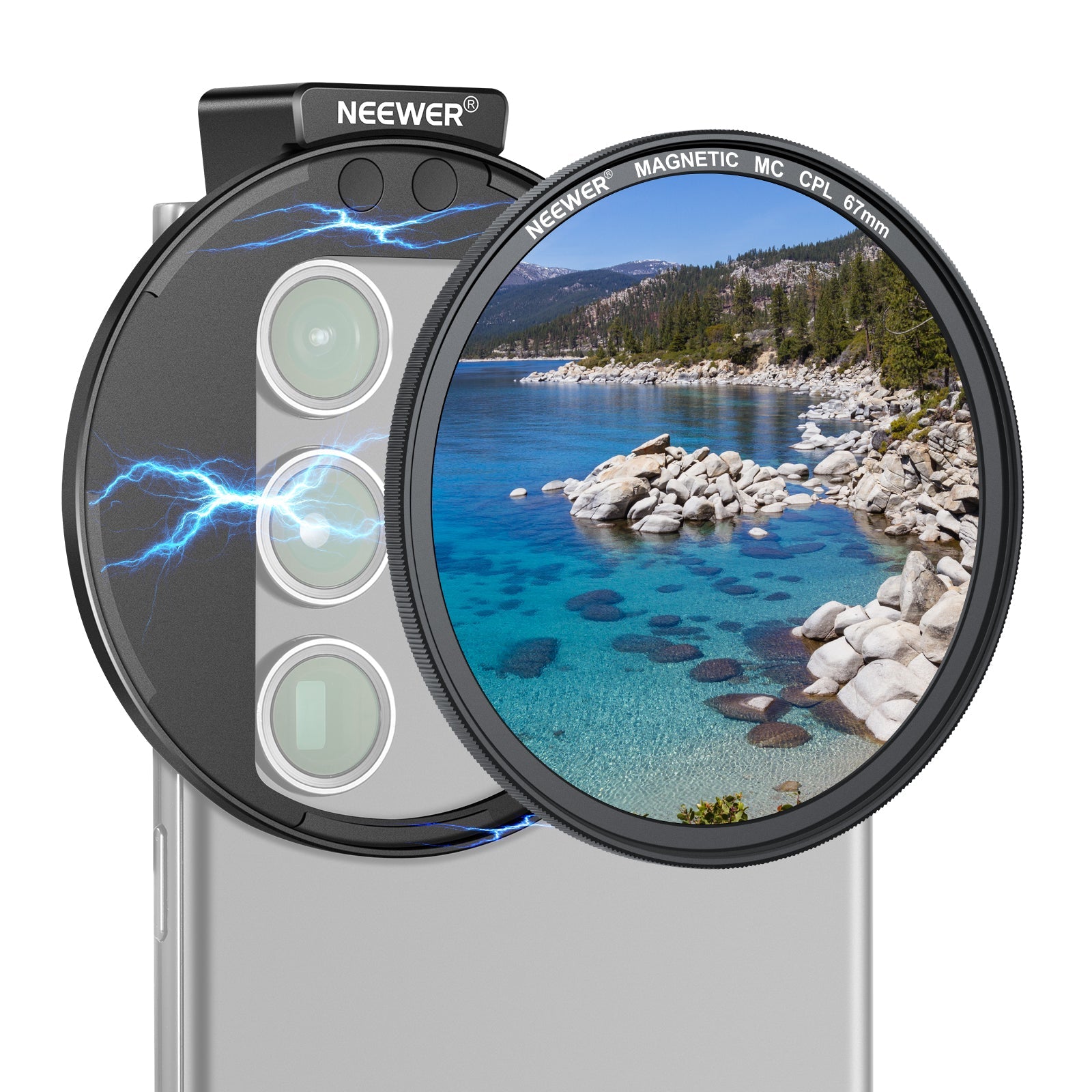 Neewer Magnetic CPL Phone Filter