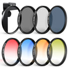 NEEWER FL-P15 67mm Clip On Phone Lens Filter Kit