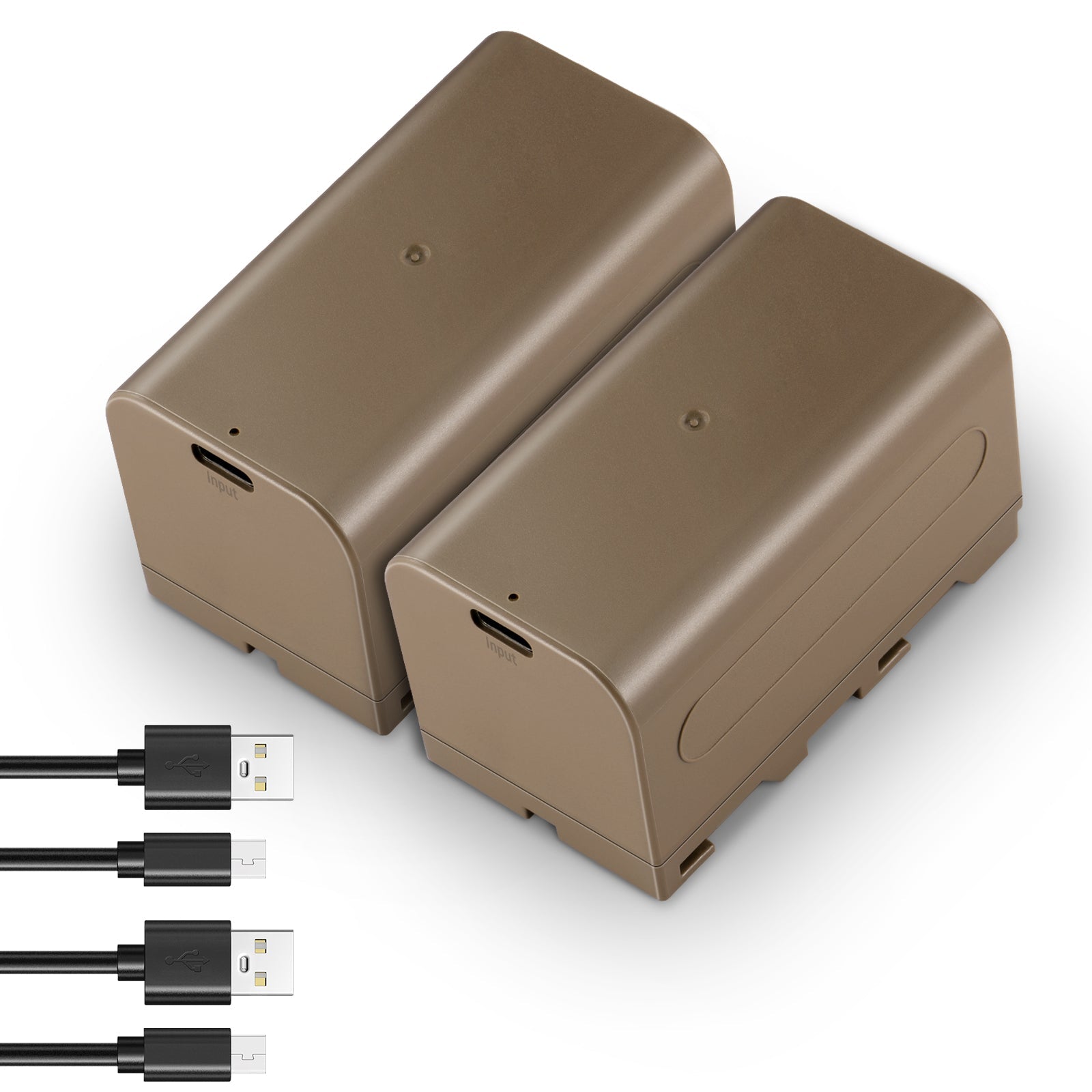 NEEWER TNP-F750 2 Pack Replacement Batteries for NP-F750