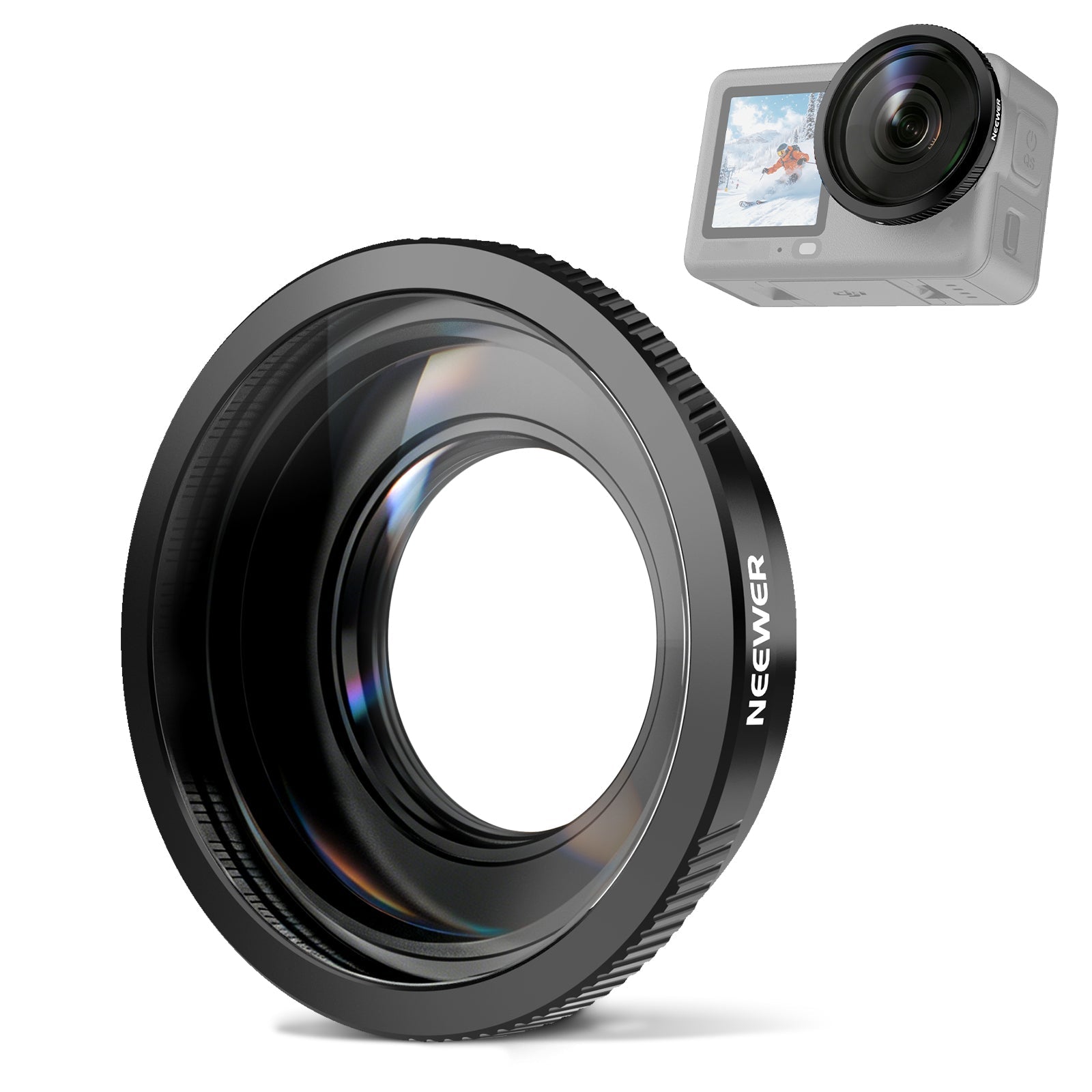NEEWER FL-B53 180° FOV Wide Angle Lens For Action 6