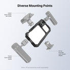 The NEEWER PA158 Phone Cage Video Rig Kit offers a diverse range of mounting points.