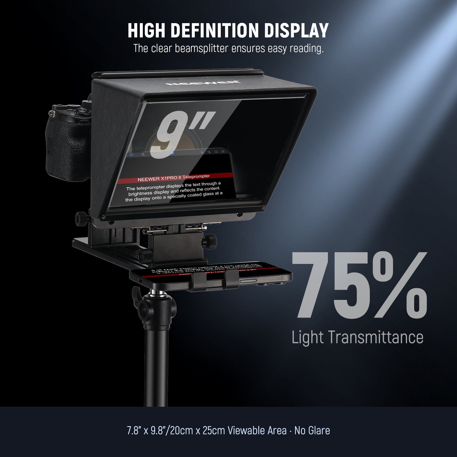 NEEWER X1 outlet Portable Teleprompter