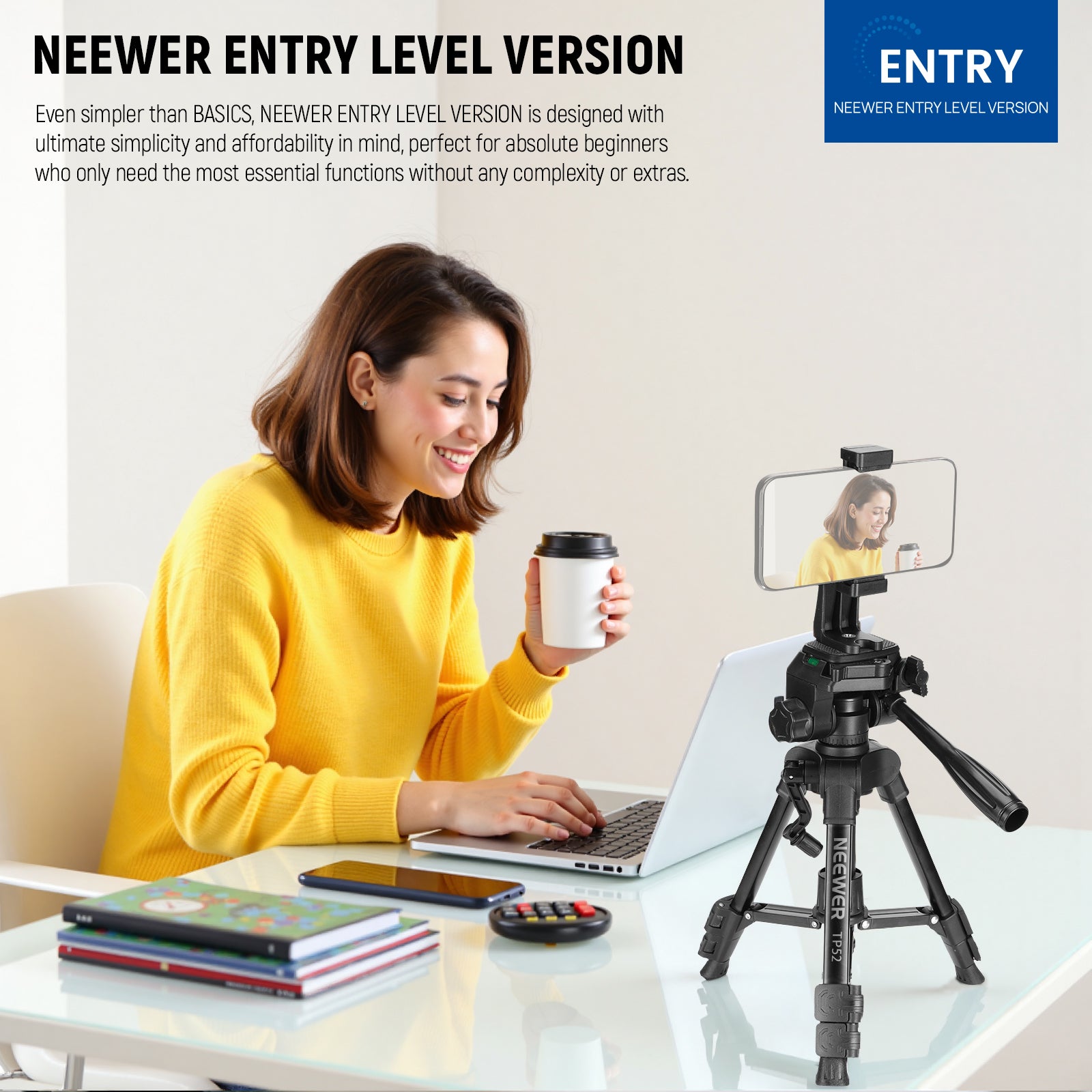 NEEWER TP52 Mini Desk Tripod is affordable.
