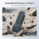 The durable Neewer AC088 protective case shields a DJI Osmo Pocket camera from impact, debris, and drops.