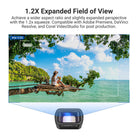 NEEWER FL-C56 1.2X Blue Anamorphic Lens slightly widens the aspect ratio by 1.2x for a widescreen perspective.