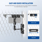 NEEWER CA145 Magnetic Fence Mount Stand is easy to install.