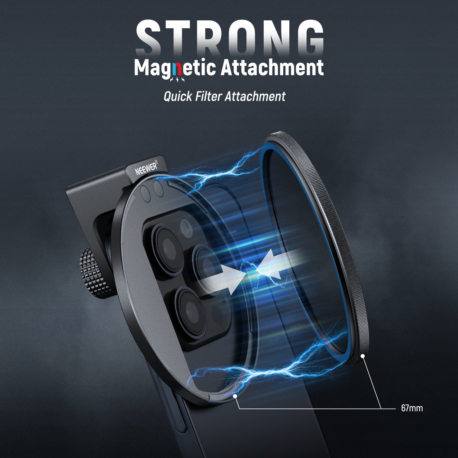Neewer Magnetic CPL Phone Filter - Thumbnail 3