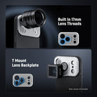 17mm Phone Lens Backplate & T Mount Lens Backplate