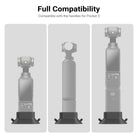NEEWER AC023 Suction Cup Desktop Mount is compatible with the handles for Pocket 3.