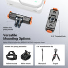 NEEWER AC045 Magnetic Mount Adapter features two prong adapters and a 1/4" thread hole.