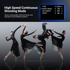 The NEEWER Q4PRO Outdoor Flash precisely records fleeting motions.