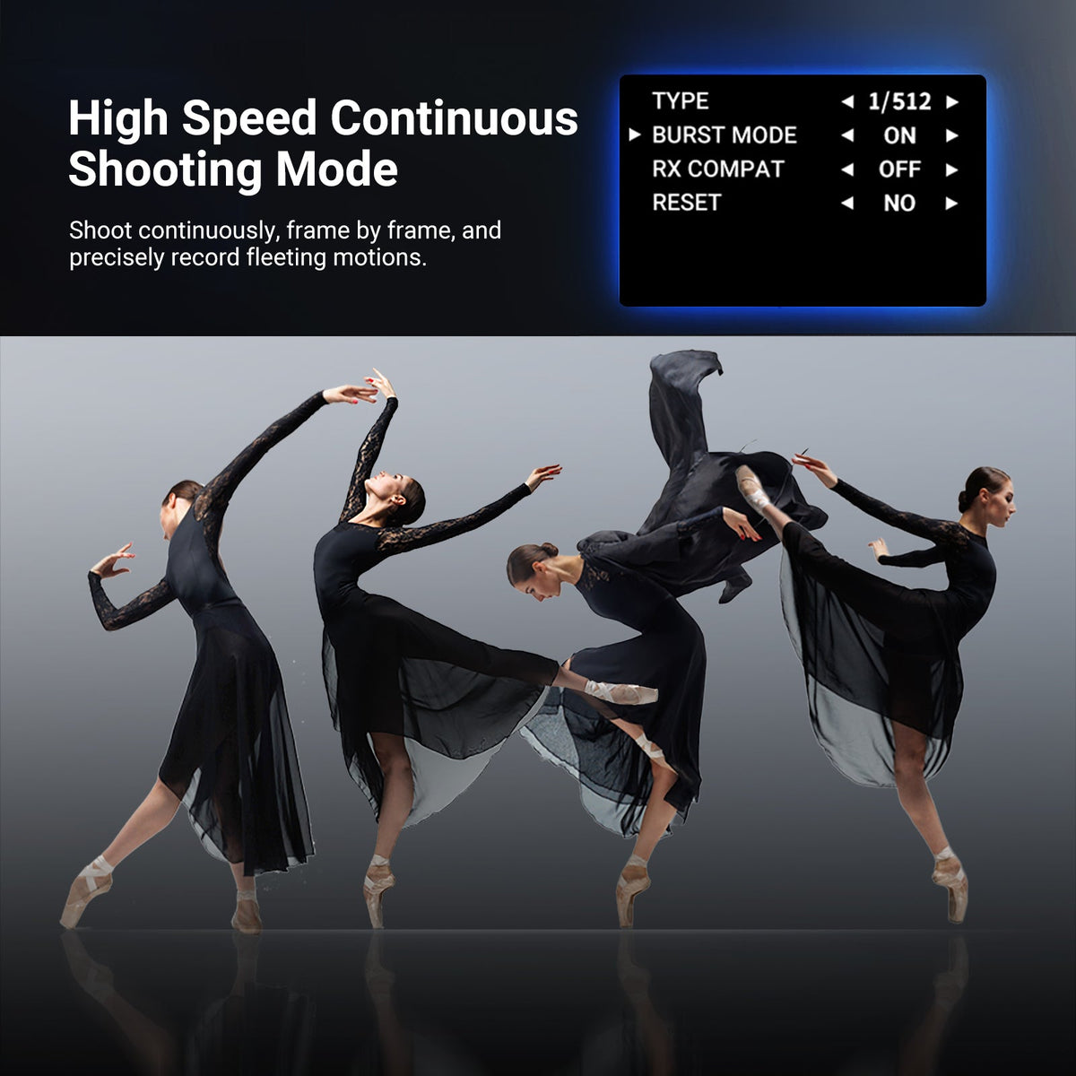 The NEEWER Q4PRO Outdoor Flash precisely records fleeting motions.