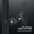 The flexible magic arm of the phone holder is engineered with dual ball heads.