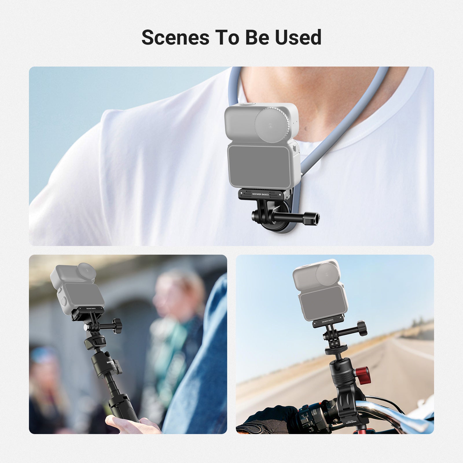 Scenarios for NEEWER AC057 Magnetic Mount Adapter For DJI Osmo Nano