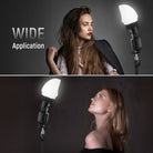The NEEWER CRS16 Magnetic Flash Reflector was used to shoot fashion photos of two models.