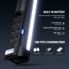 This LED RGB video wand light offers up to 105 minutes of continuous lighting at full brightness.