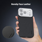 NEEWER PA133 Phone Case for iPhone 17 Pro is made from nonslip faux leather.
