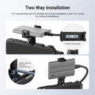 NEEWER PA129 Quick Release SSD Holder supports two ways to install.