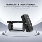 Weighing just 0.53oz, it's barely noticeable on your camera.