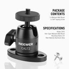 This package includes a webcam wall mount and two self tapping screw.