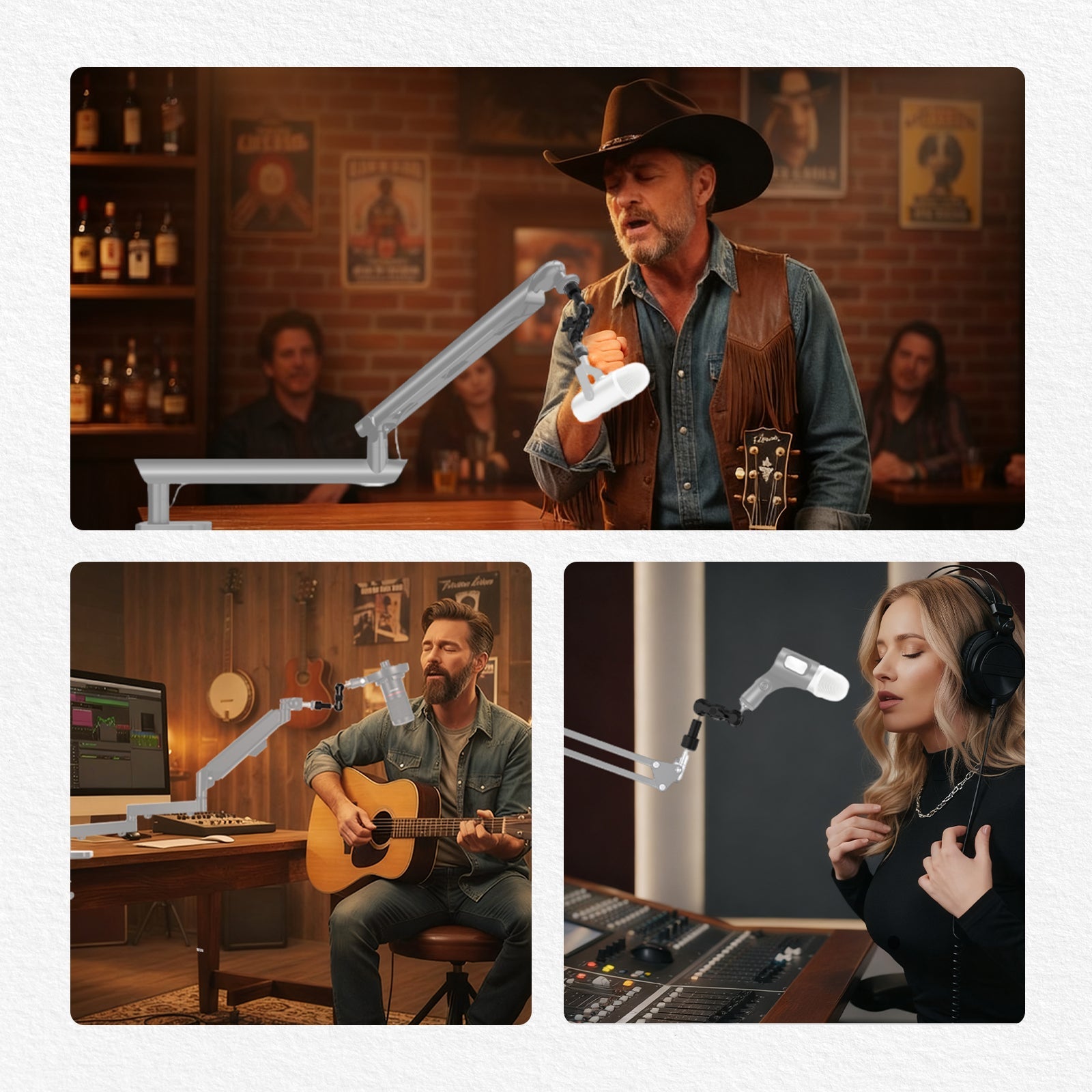 Scenarios for NEEWER MS049 Microphone Mount Adapter