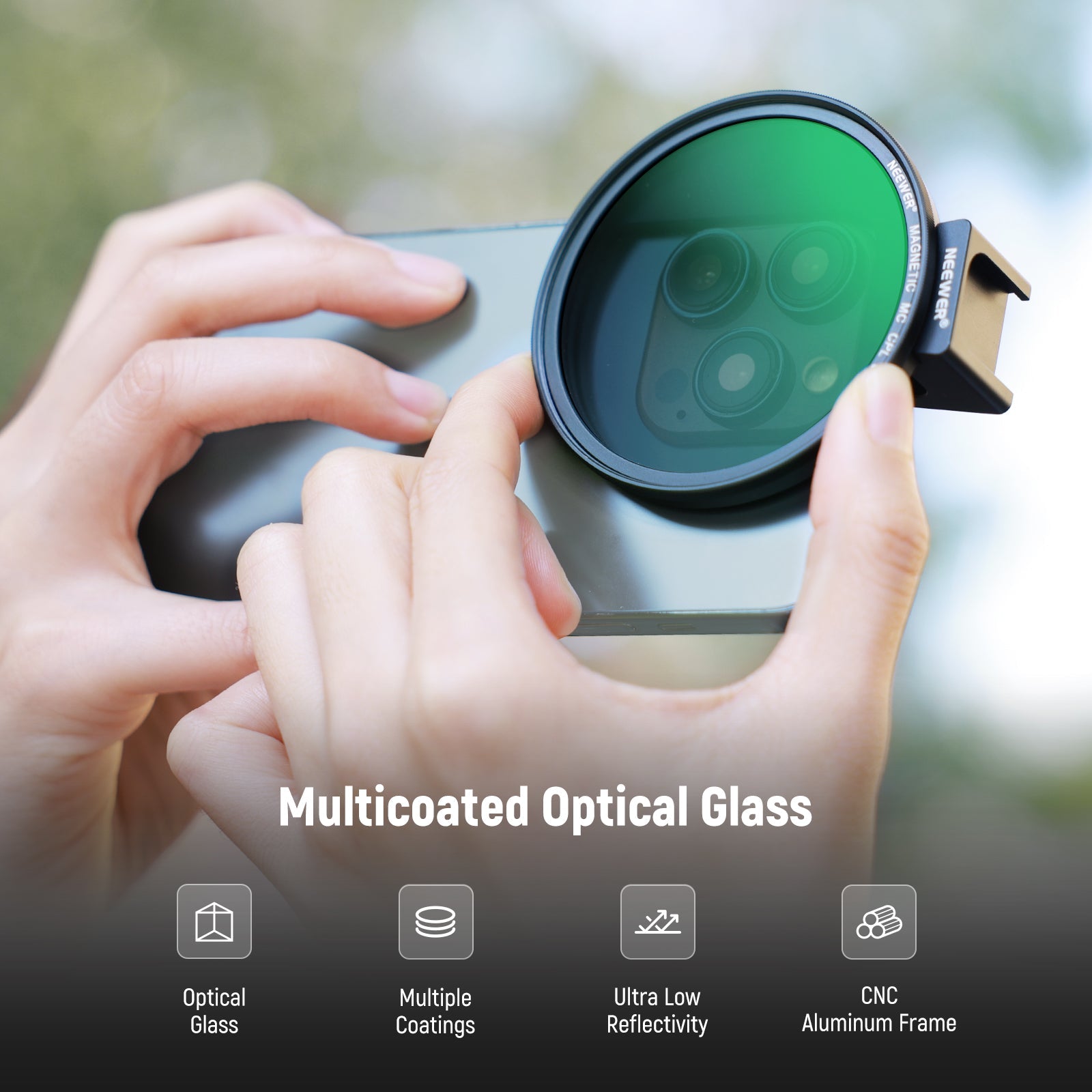 Neewer Magnetic CPL Phone Filter