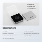 This package includes a macro lensm a storage case, and a cleaning cloth.