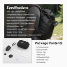 This package includes a teleconverter, two lens stickers, a front cap, a rear cap, and more.